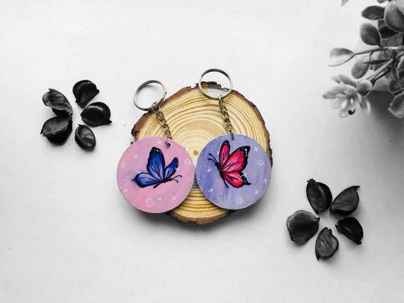 Butterfly Keychain
