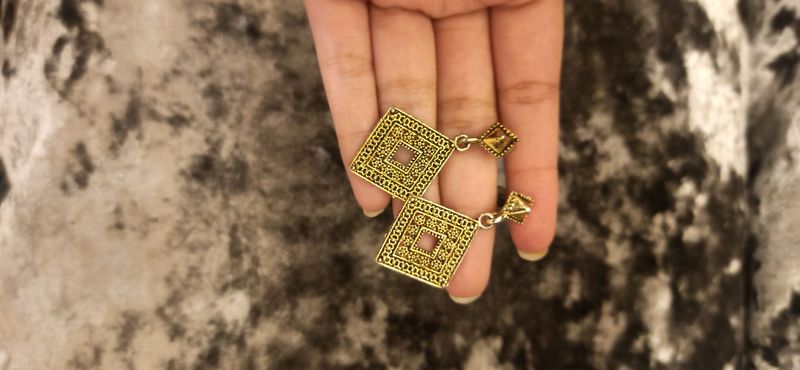 Golden earrings