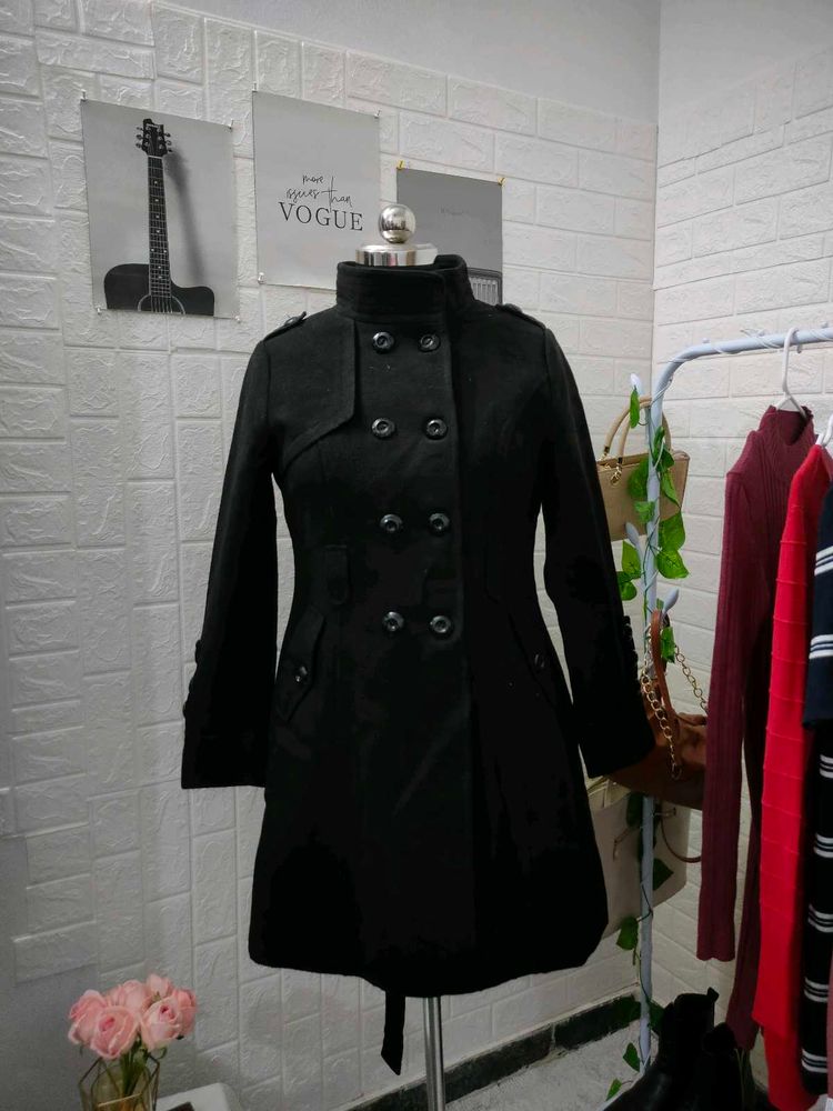 Midnight Majesty Trench Coat