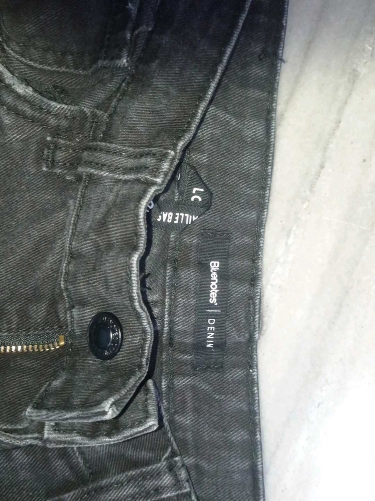 Ripped Black Denim Jeans