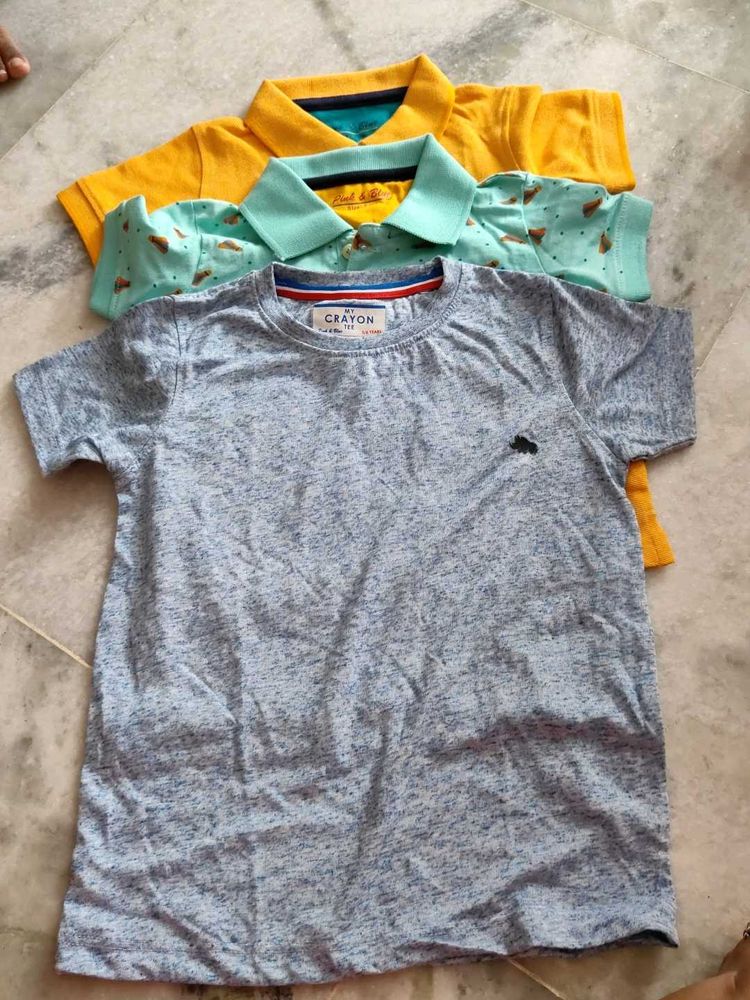 Pink &amp; Blue T-Shirts 2-4yrs