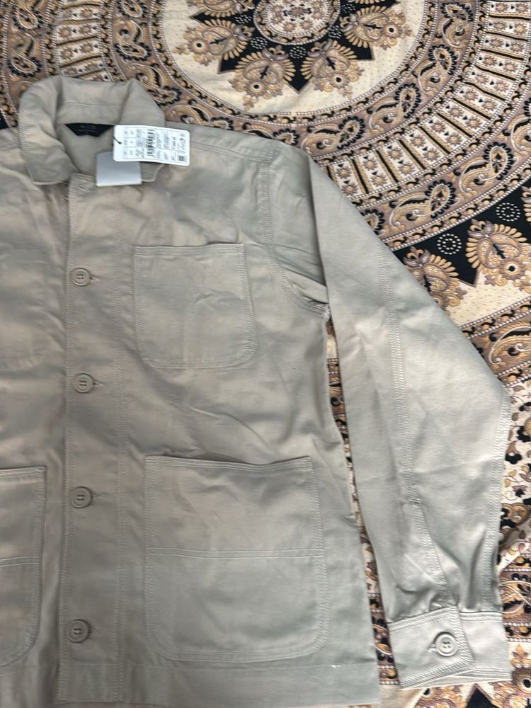 Beige Casual Jacket