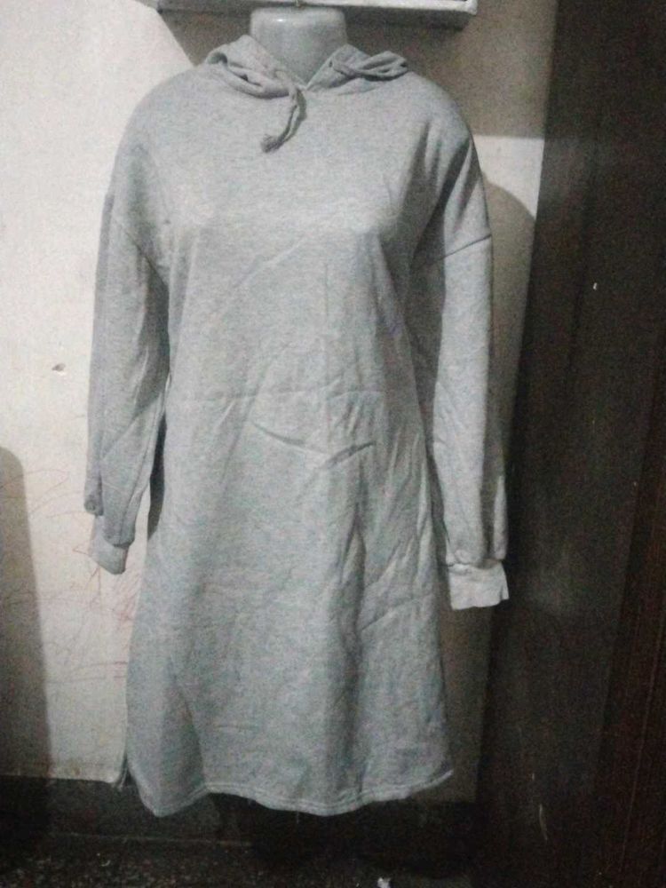 Grey Hoodie Dress