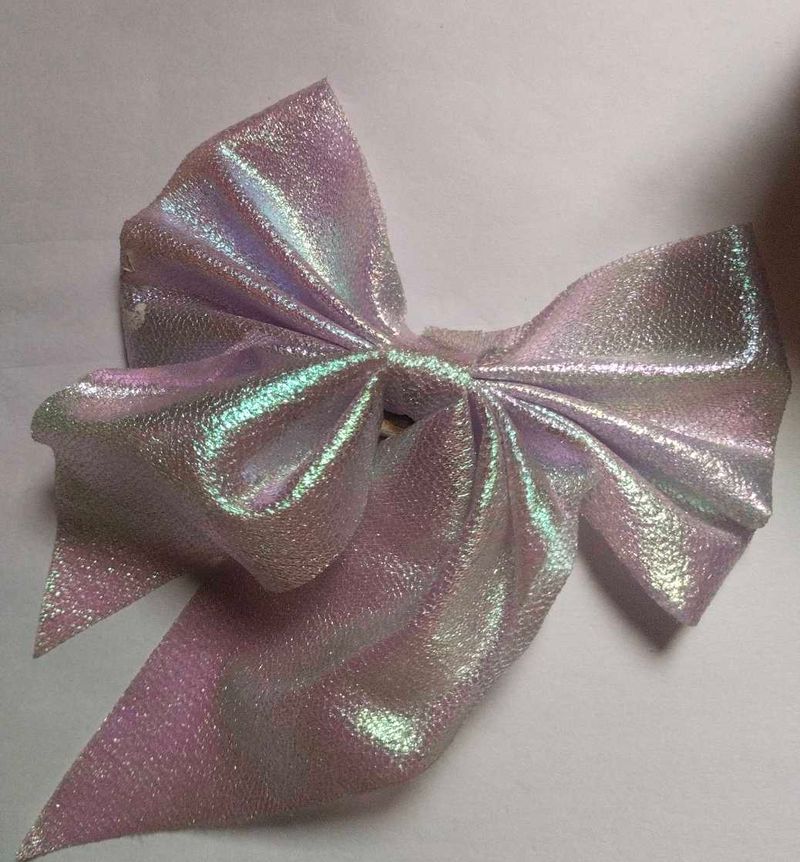 Satin Purple Bow