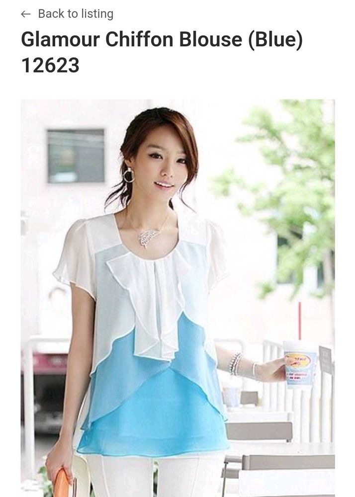 Chinese Chiffon Top