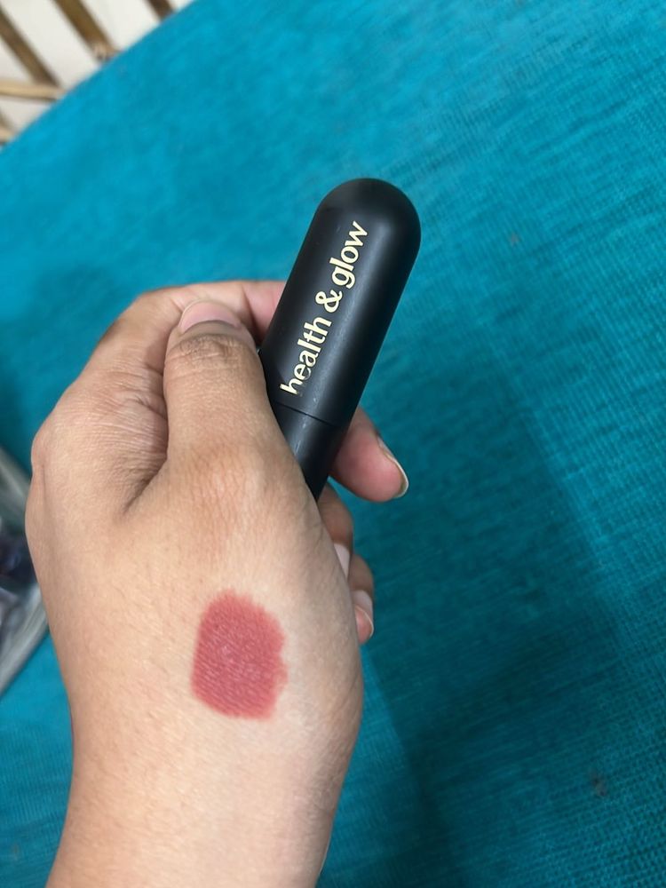 New Health And Glow Lipstick In Rust Shade