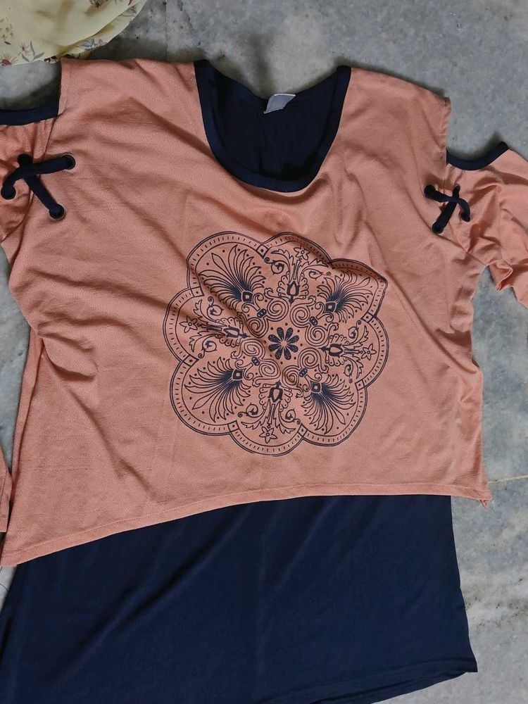 beautiful orange tunic