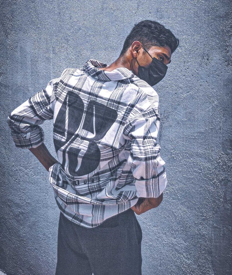 Checked Oversized Shirt