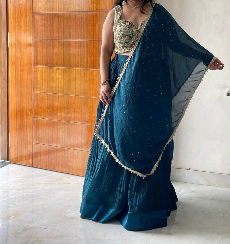 🔥 Morpankhi Designer Lahenga 🔥