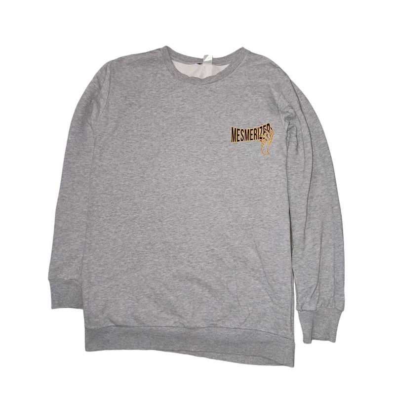 🇺🇸 Gray &#39;Mesmerized&#39; Mens Sweatshirt