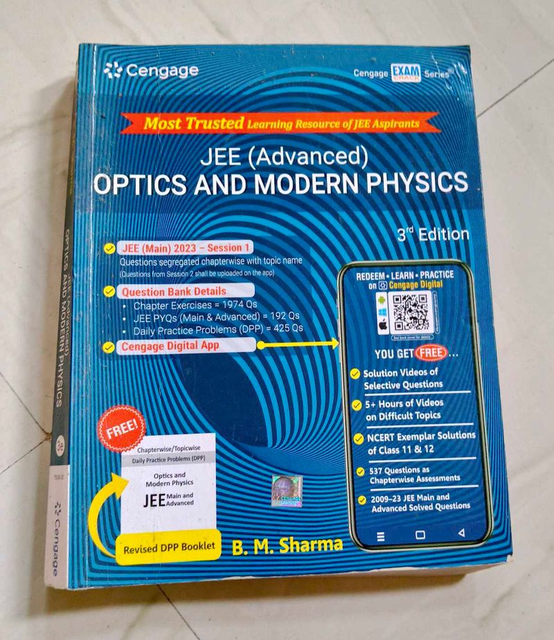 CENGAGE OPTICS &amp; MODERN PHYSICS FOR JEE ADV