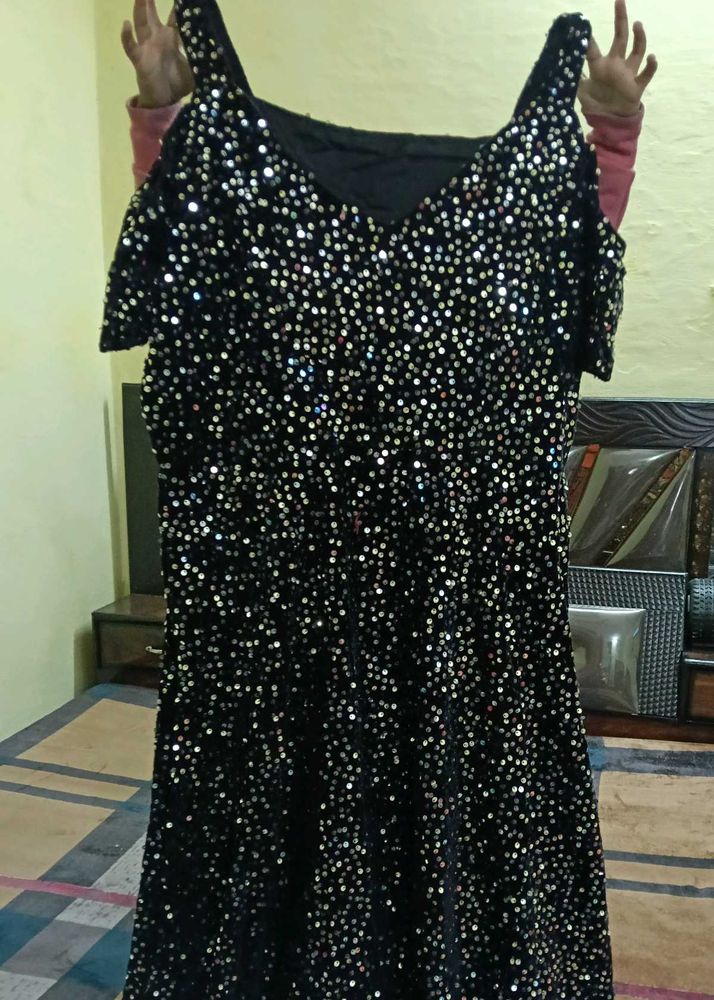 Velvet Squeen Floor Touch Gown