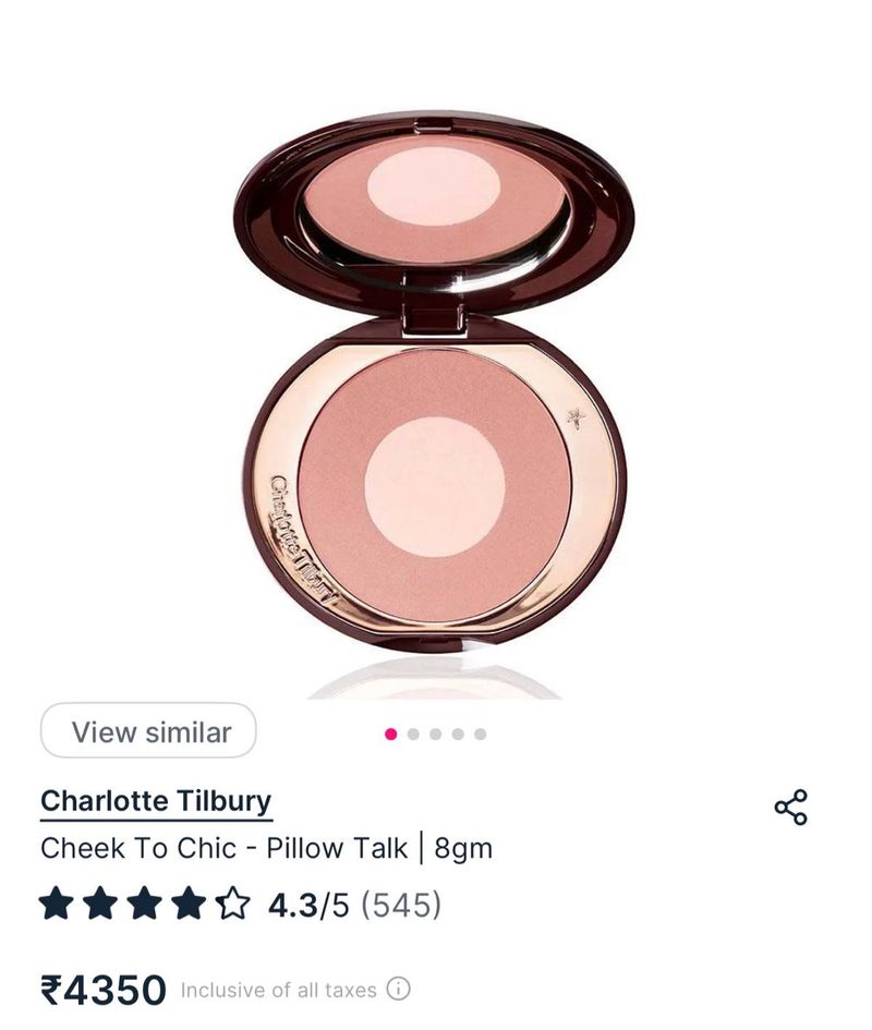 Charlotte Tilbury Cheek To Chic-blush