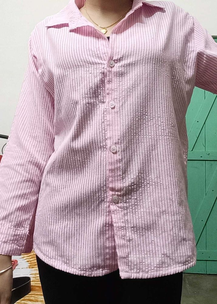 Trendy Pink Shirt For Women 🩷