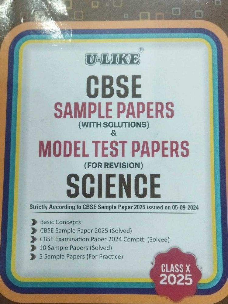 CBSE Sample Paper Science Class 10
