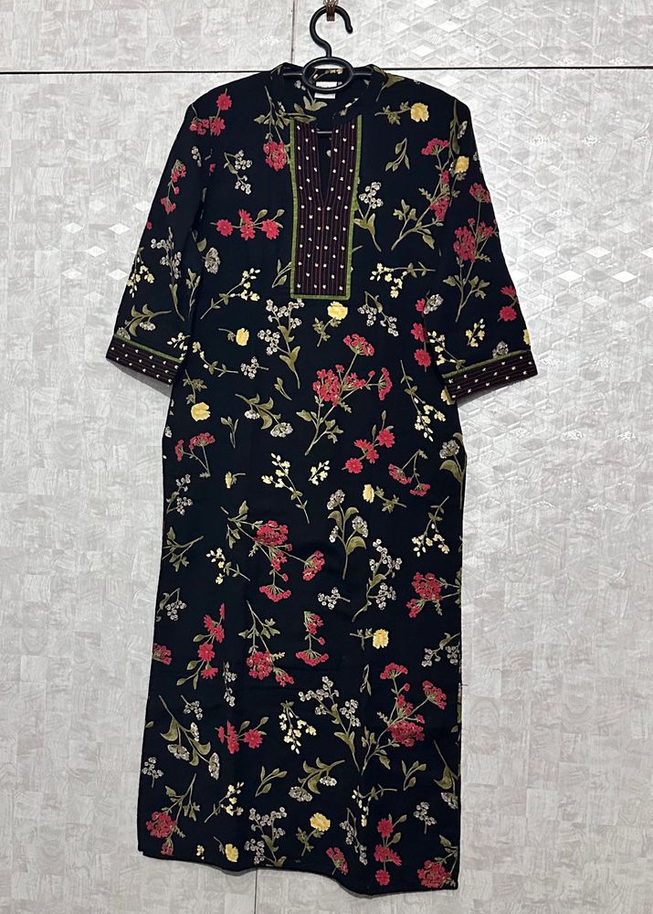 Suvasa Floral Print Kurta