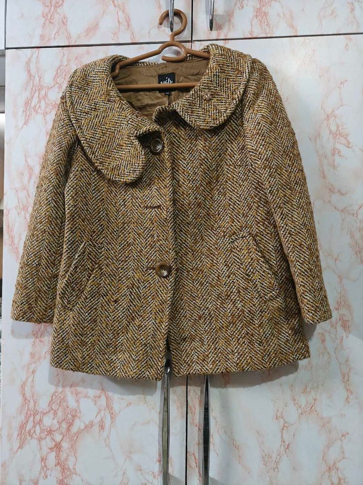 Brown Tweed Coat