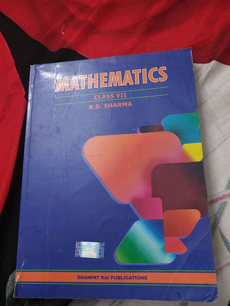 Rd Sharma Math Book Class 7