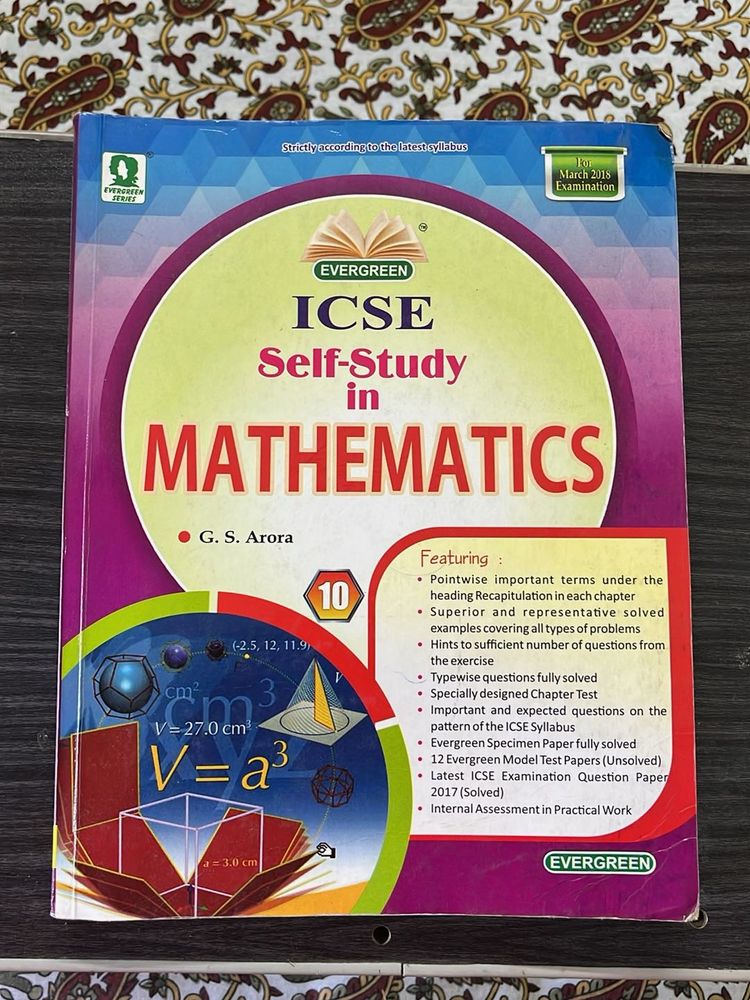 ICSE Self-Study Mathematics