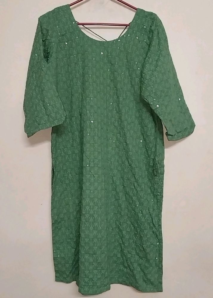 Thread Work Kurti Party Wear