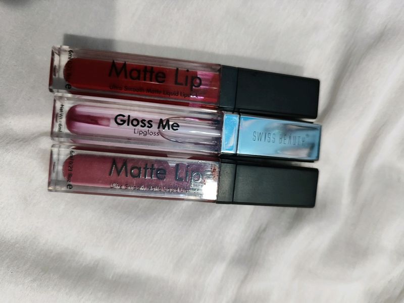 Swiss Beauty Lipstick And Lipgloss