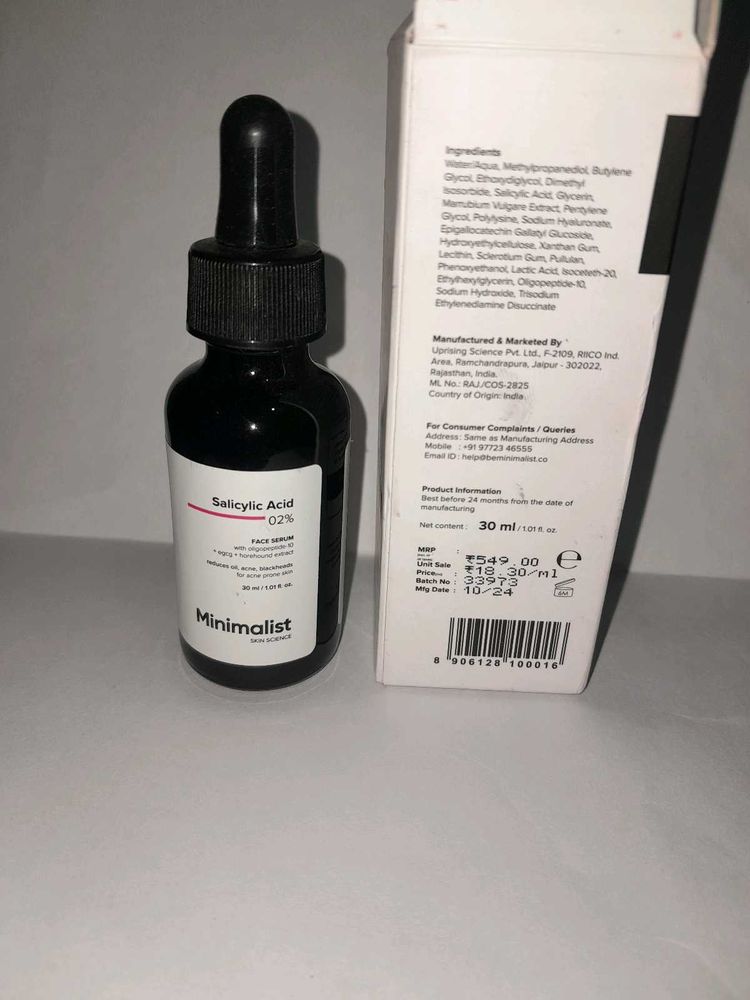 SALICYLIC ACID 2% FACE SERUM MINIMALIST