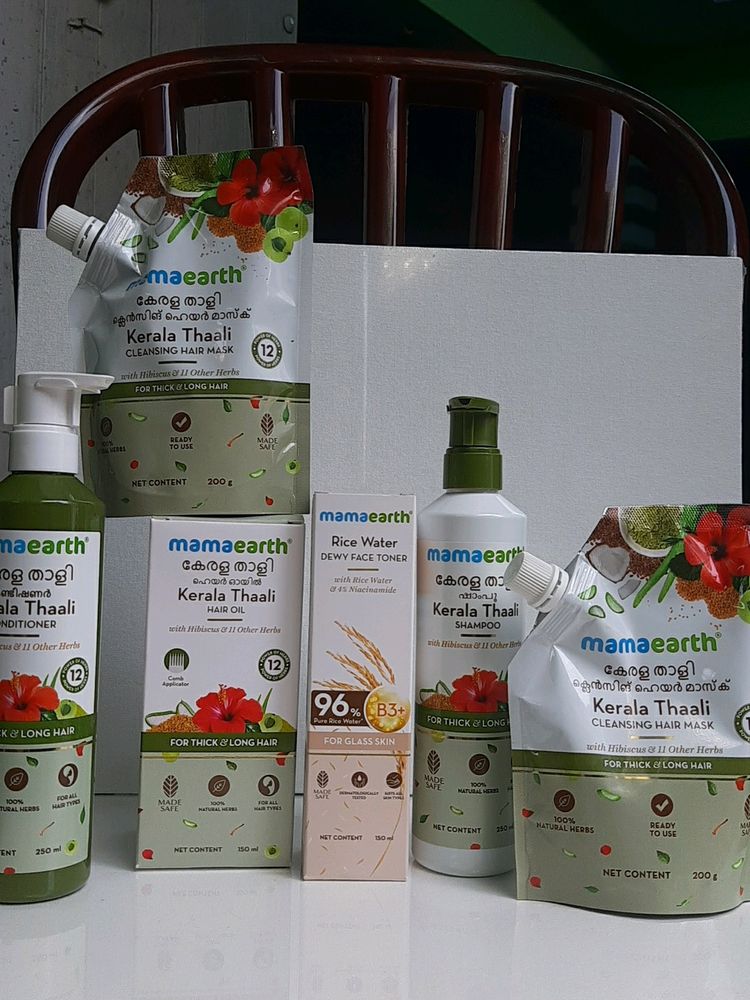 Combo Of Mamaearth 6 Shampoo, Mask &amp;cream, Oil