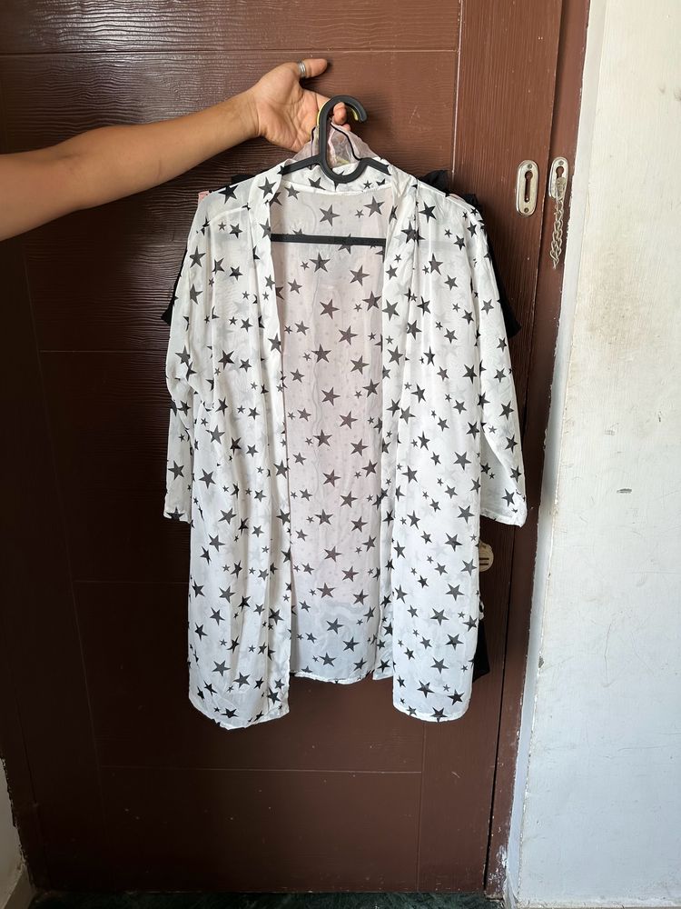 Star White Shrug