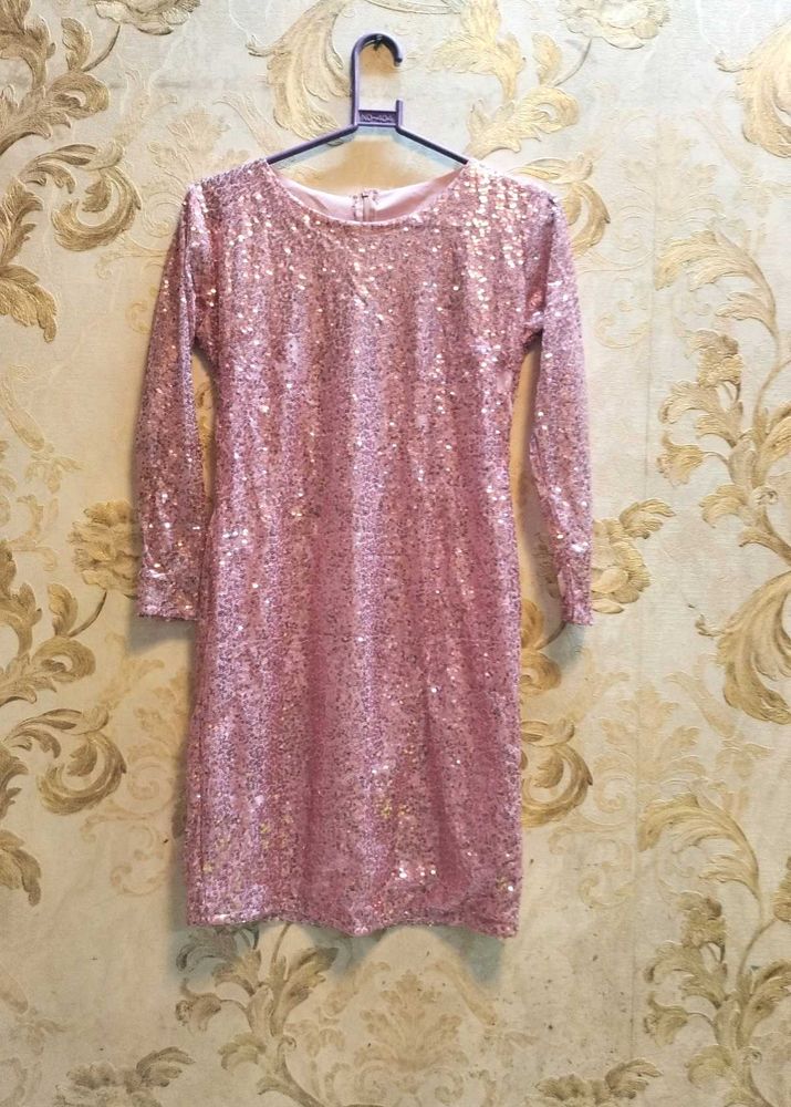 Sequin Party Wear Dress.Size 34.Length 34.