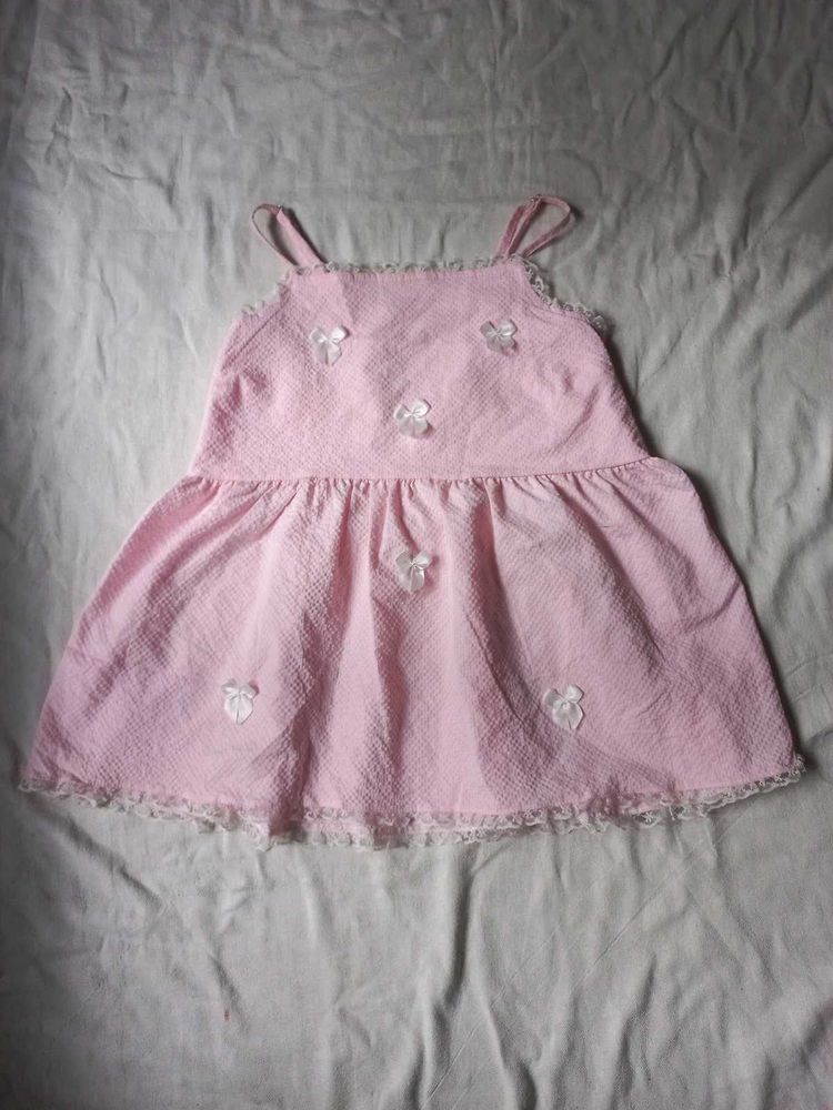 Cute Pink Dress Top