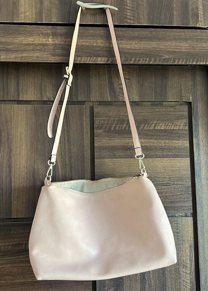 Pink Nude Medium Handbag By Can Heusen