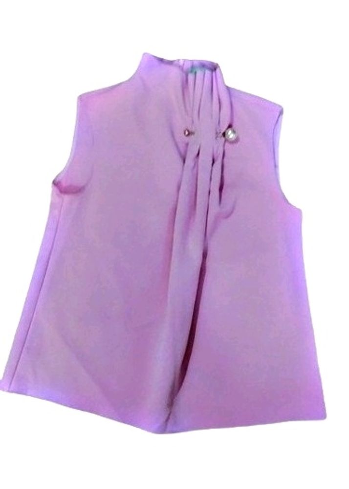 Women Lavender Crop Top | Party Wear