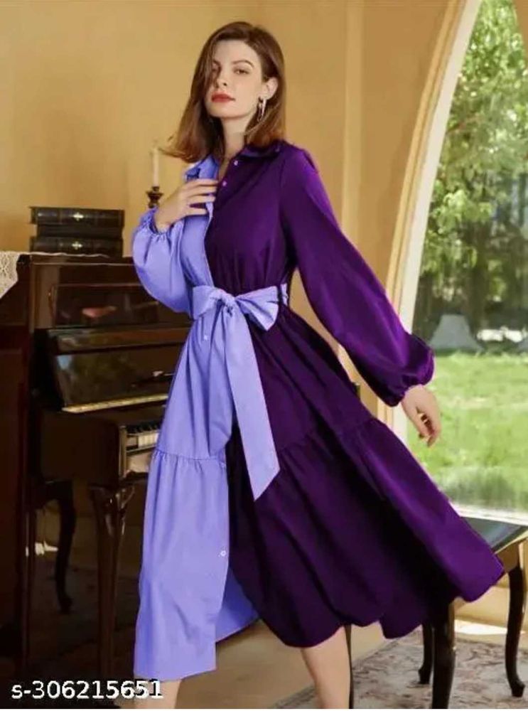 Double color dress for girls