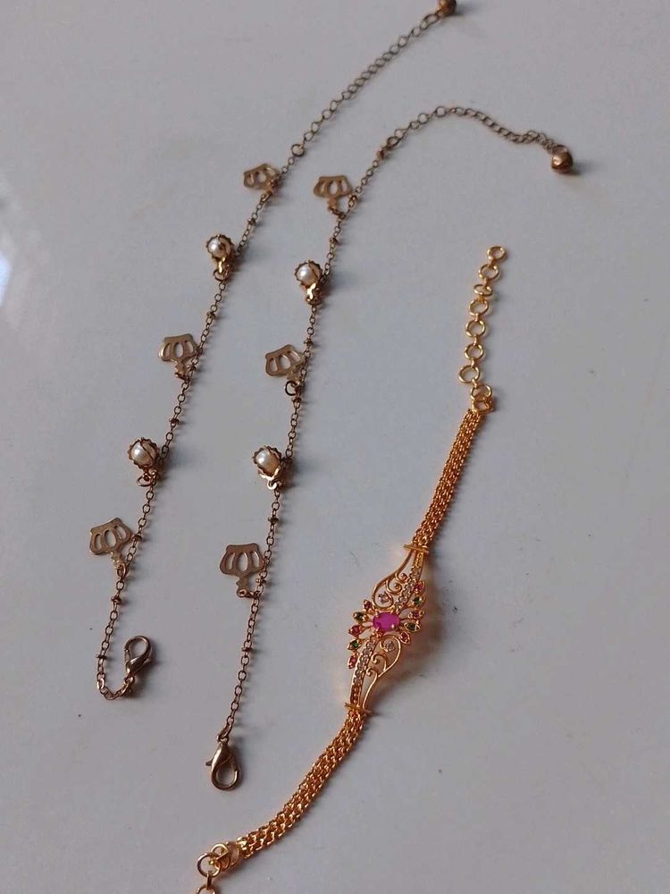 Beautiful Bracelet And Anklet