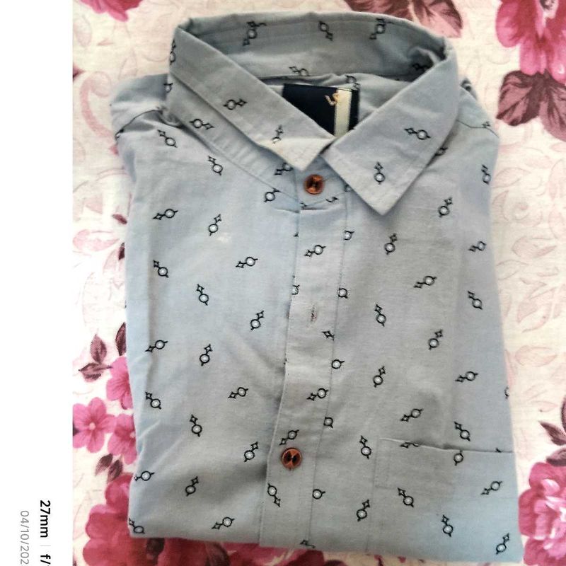 Patterned Casual Shirt