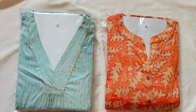 Two XL kurtis💗