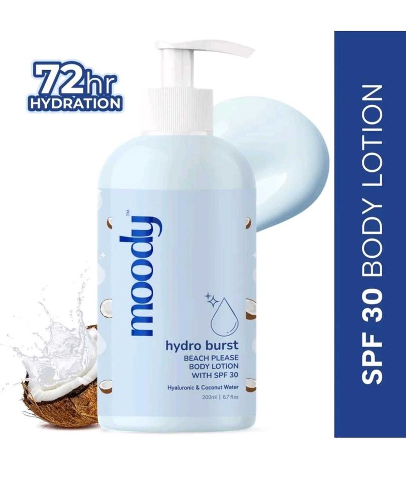 Moody Hydro Burst SPF 30 Body Lotion