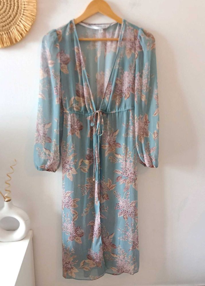 Forever New Floral Lightweight Coverup Dress