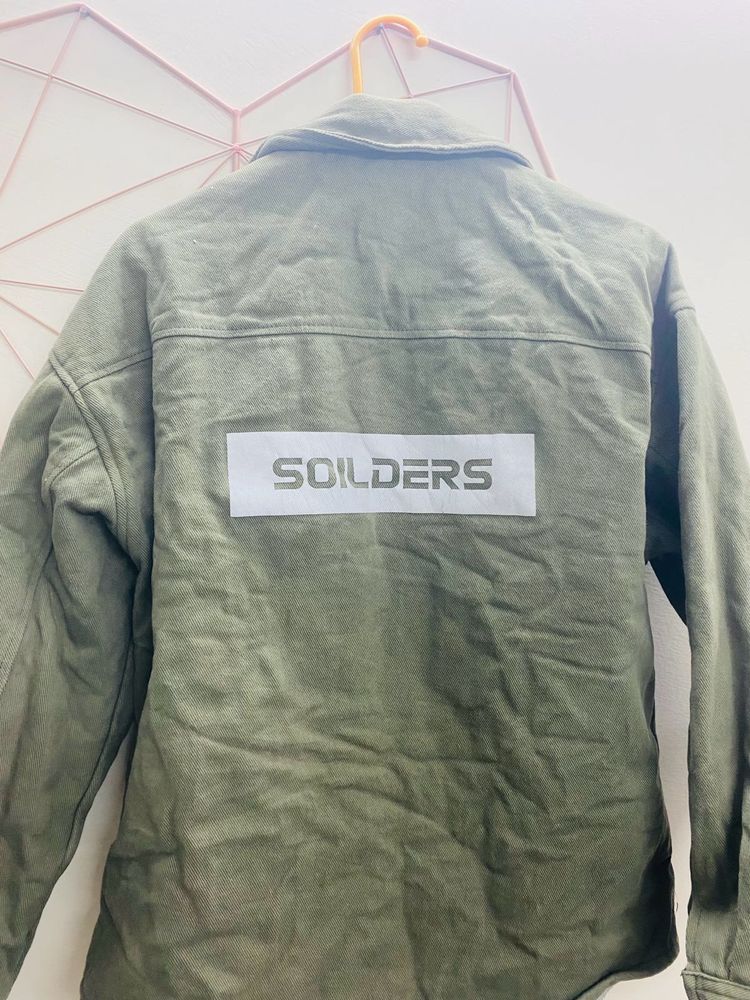 Olive Green Soilder Jacket