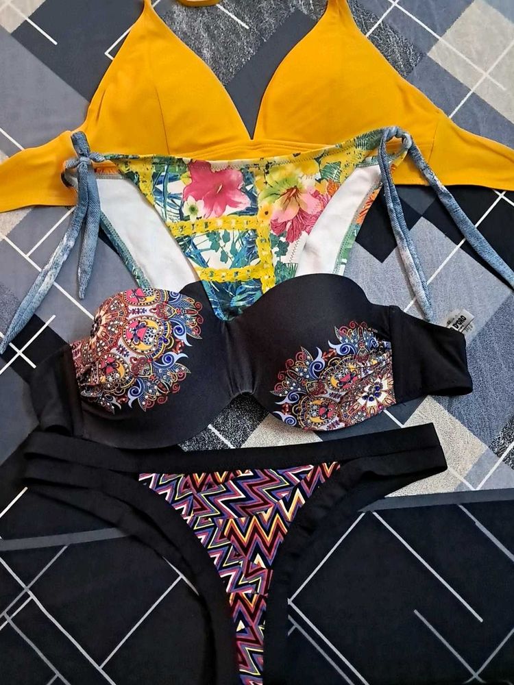 combo Of Four  bra  n panty  like new