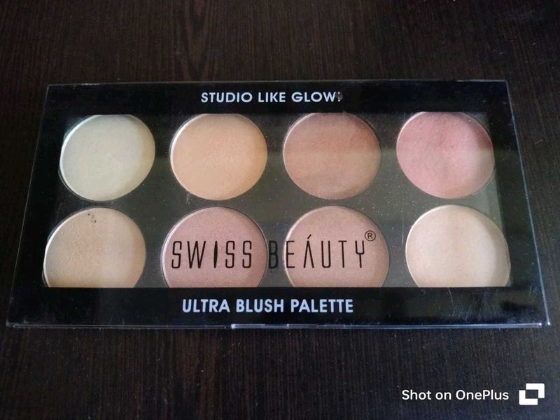 Swiss Beauty - Highlighter &amp; Blush Pallete