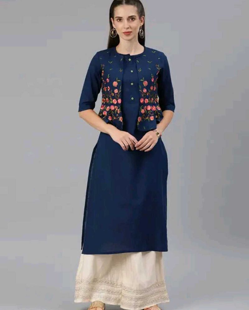 Alena Beautiful Embroidered Koti Kurta