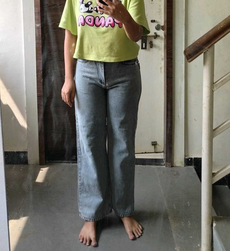 Grey Coloured Denim