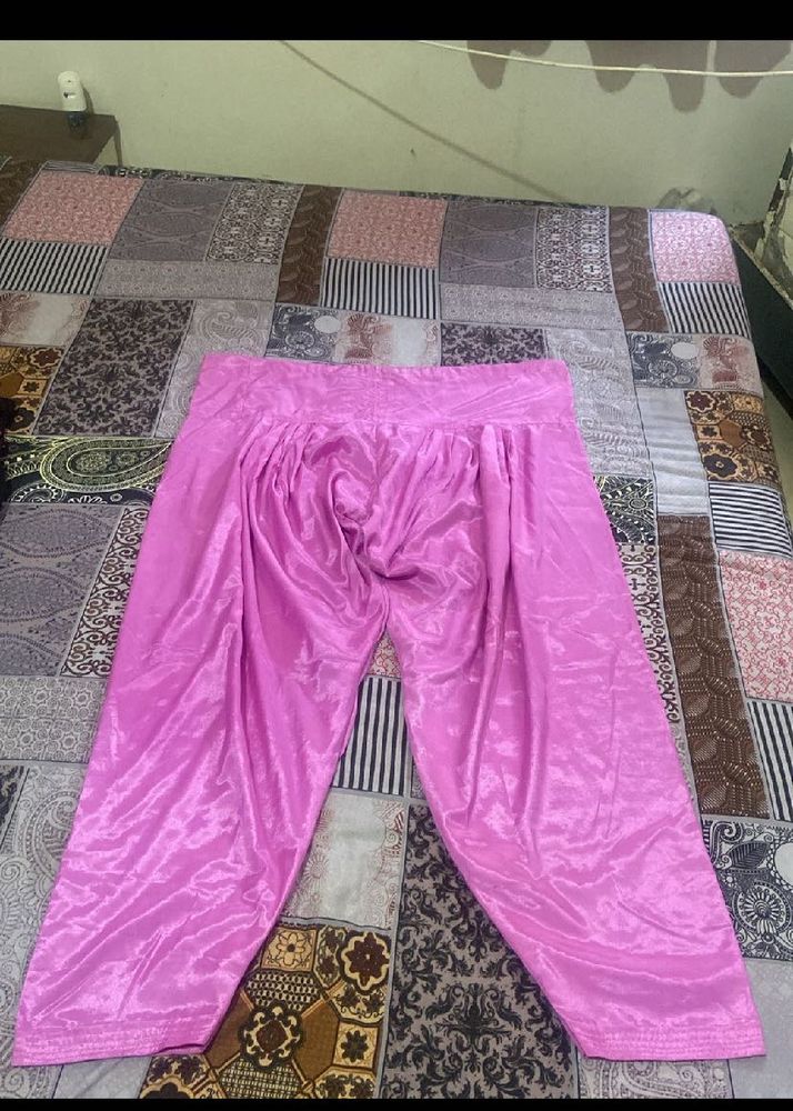 Pink Silk Salwar