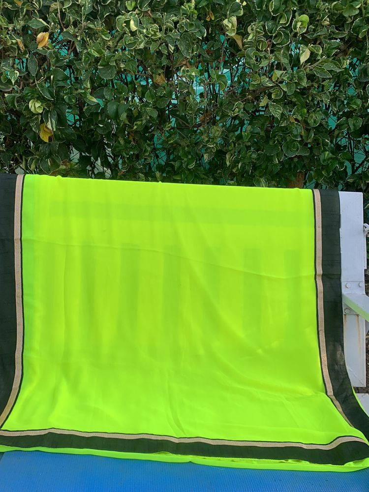 Neon Saree