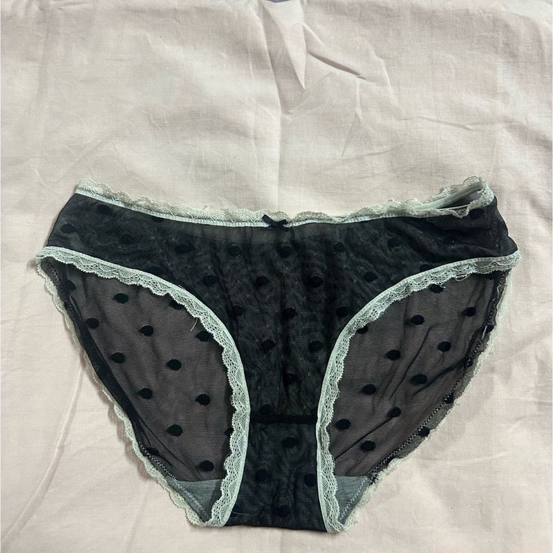 Black Polka Dot Briefs