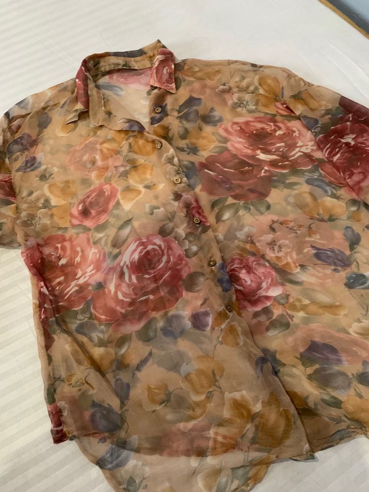 Floral Soft Shirt / Dress