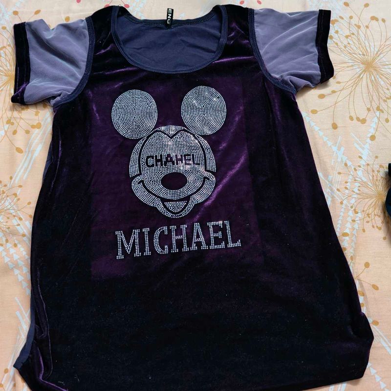 Vintage Velvet Mickey Tee