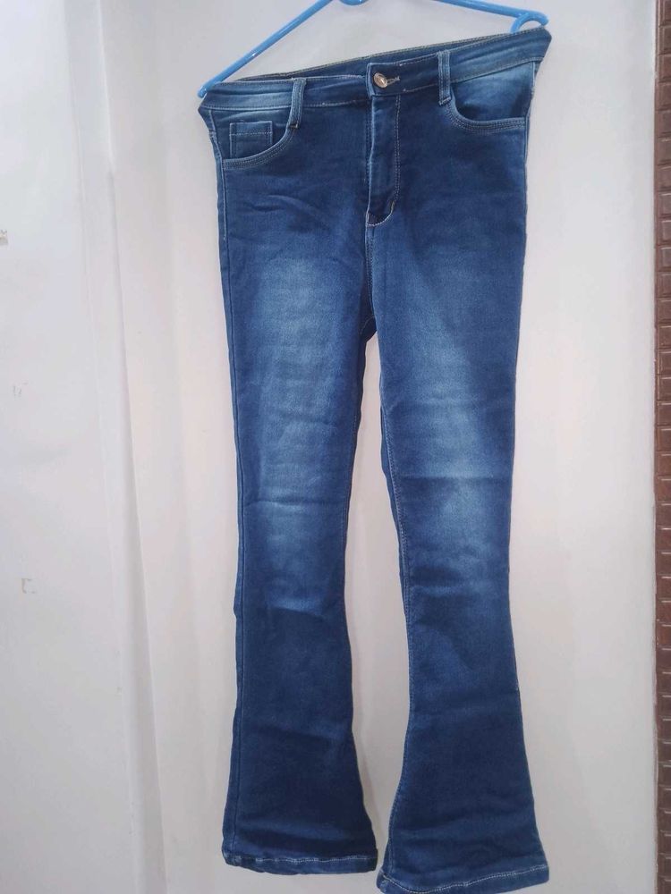 Bootcut Blue Colour Jeans