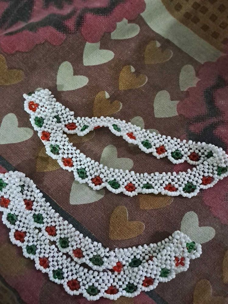 White Moti Payal
